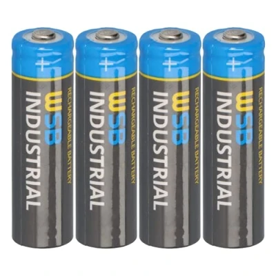 Abbildung von WSB 4er Pack Solar Mignon AA Akkus wiederaufladbare Batterien 3,2V 1,92Wh LiFePo4 Hochleistungs Akku Batterie speziell für Solarlampen Lichterkette Solarleuchte Leuchte