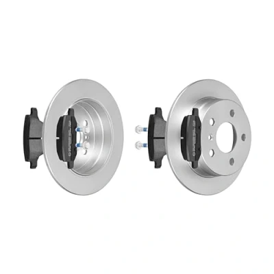 Abbildung von F.BECKER_LINE BREMSSCHEIBEN Ø258MM + BREMSBELÄGE HINTEN FÜR MERCEDES BENZ