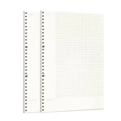 Abbildung von Zelten Lose Blatt Lochpapier Nachfüllpackungen Papier für 6 Loch Binder Persönlicher Organizer Tagebuch Notizbuch Nachfüllbarer Planer, Connell, A4/30 Hole