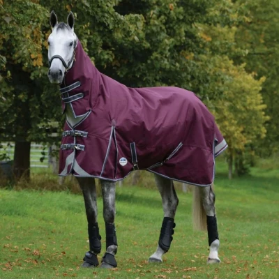 Abbildung von Weatherbeeta Regendecke Comfitec Plus Dynamic II Combo Neck Lite Maroon/Grau/Weiß 75/120