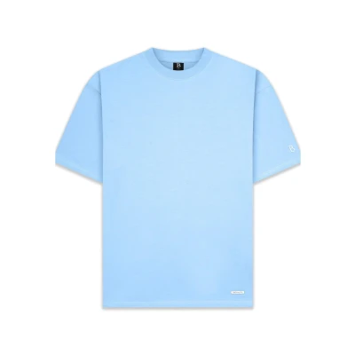 Abbildung von Dropsize Super Heavy Blank Tshirt basic, Herren, Größe: XL, Babyblue