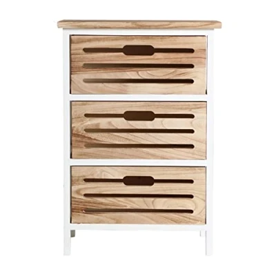 Abbildung von Lastdeco Mehrzweck Beistelltisch, Paulownia Holz, 40x29x58 cm
