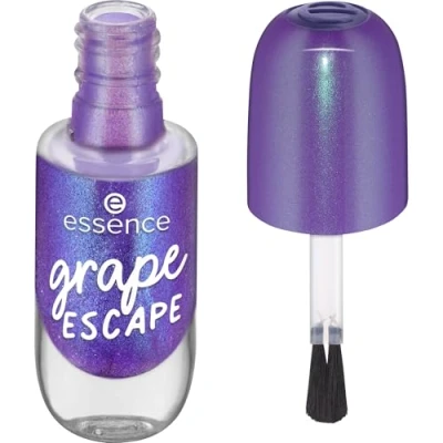 Abbildung von Essence Cosmetics gel nail colour, Nagellack, Violett, langanhaltend, Expressergebnis, schnelltrocknend, vegan, ohne Mikroplastikpartikel, Konservierungsstoffe, Parfüm, 1er Pack (8ml)