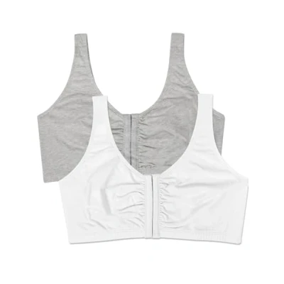 Abbildung von Fruit of the Loom Damen BH mit Frontverschluss aus Baumwolle, Multipack