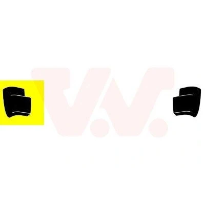 Abbildung von VAN WEZEL 1897533 Heckstoßstange hinten links