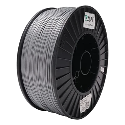 Abbildung von eSUN PLA+ Filament 1.75mm, 3D Drucker PLA Plus, Maßgenauigkeit +/ 0.03mm, 3KG pro Spule Druck für Drucker, Silber