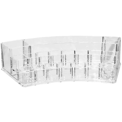 Abbildung von Fantasia Kosmetik Organizer, Acryl, halbrund, leer, Maße: 28.2 x 11.9 cm 6.5