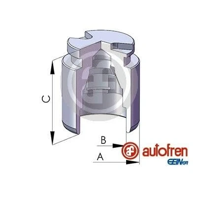 Abbildung von AUTOFREN SEINSA D025115 Kolben, Bremssattel 30 Hinterachse
