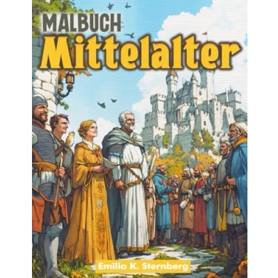 Abbildung von Malbuch Mittelalter: Historische Muster und Szenen zum Ausmalen für Erwachsene