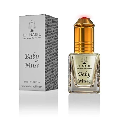 Abbildung von Musc Baby 5ml Parfum Duft El Nabil Misk Musk Moschus Parfümöl für HERREN &amp; DAMEN Ätherische Essenzen Natur Perfume Oil Attar Scent