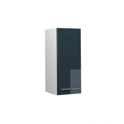 Abbildung von Vicco Hängeschrank Fame Line, Dunkelblau Hochglanz/Weiß, 30 cm