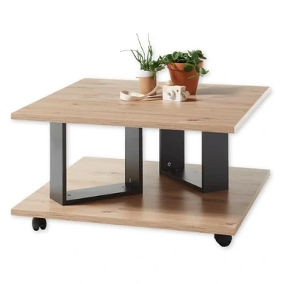 Abbildung von Home affaire Couchtisch &quot;Zera&quot;, rollbar, Tisch in Eiche Artisan Dekor
