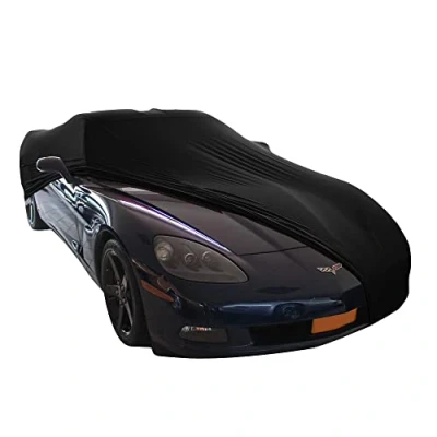 Abbildung von Star Cover Indoor Autoabdeckung kompatibel mit Corvette C6 SUPER Soft Stretch