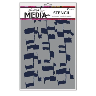 Abbildung von Dina Wakley Media MDS63162 Schablone, blickdicht, groß