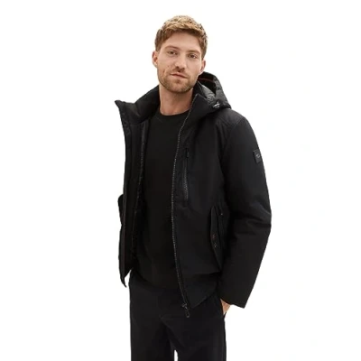 Abbildung von TOM Tailor Gestepptes Winterjacke, Herren, Größe: Large, Black