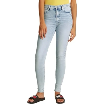 Abbildung von Tommy Jeans Sylvia HGH Skinny Fit, Damen, Größe: 25x32, Denim ultra light