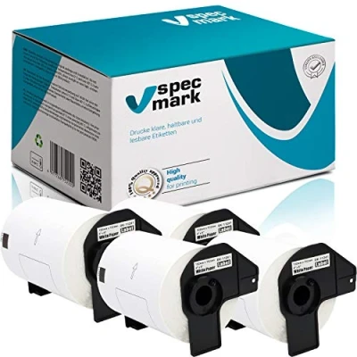 Abbildung von specmark 4 Rollen Einzeletiketten kompatibel mit Brother DK 11241 102mm x 152mm 200 Stück Etiketten für Drucker QL Etikettendruckern 1050 1060N 1100