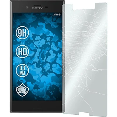 Abbildung von PhoneNatic 2 x Glas Folie klar kompatibel mit Sony Xperia XZ Schutzglas für
