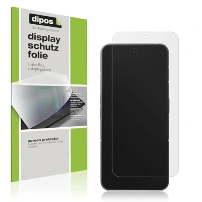 Abbildung von dipos I 4X Schutzfolie matt kompatibel mit Nothing Phone 2 Folie Displayschutzfolie