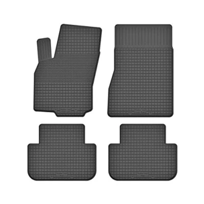 Abbildung von Gummimatten Fußmatten 1.5 cm Rand kompatibel mit Renault Megane II (Bj. 2002 2009) ideal angepasst 4 Teile EIN Set