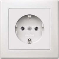 Abbildung von Merten Klemmen SCHUKO Steckdose pws MEG2301 1519