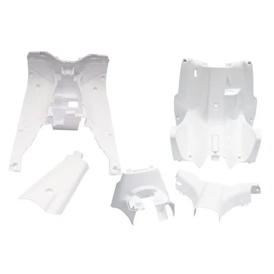 Abbildung von Innenraum Verkleidung 5 Teilig in Weiss Yamaha Aerox MBK Nitro