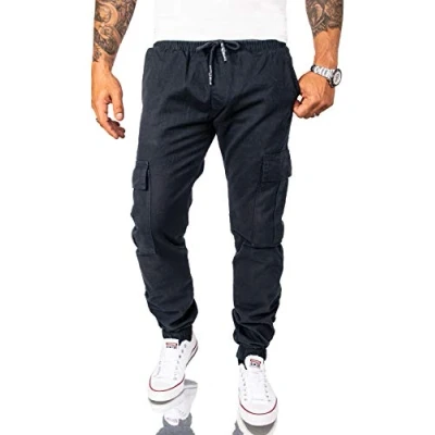 Abbildung von Rock Creek Herren Cargohose Chino Hose Cargo Hosen Pant Freizeithose Cargohosen Jogging Jeans Outdoorhose Wanderhose Anthrazit RC 2082 W38 L34