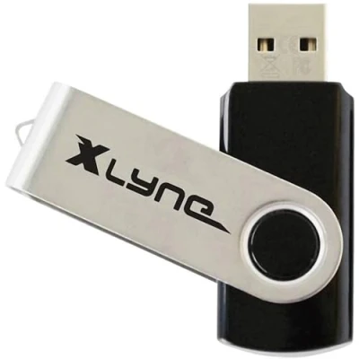 Abbildung von XLYNE Swing Stick 64GB Schwarz 177533 2 USB 2.0, 64 GB