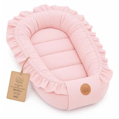 Abbildung von Totsy Baby Kindersicherung Babynest Kokon Neugeborene 90 x 50 cm Handmade Kuschelnest