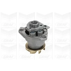 Abbildung von GRAF PA1041 Wasserpumpe mit Dichtring mechanisch Messing für Keilrippenriementrieb VOLKSWAGEN: Golf 5 Schrägheck, Transporter Bus, Passat B6 Variant