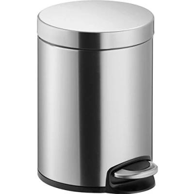 Abbildung von Helit Treteimer Classic 5 Liter edelstahl