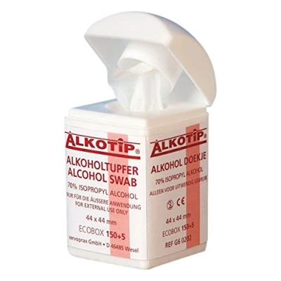 Abbildung von Alkoholtupfer Alkotip 44x44 mm 155 St