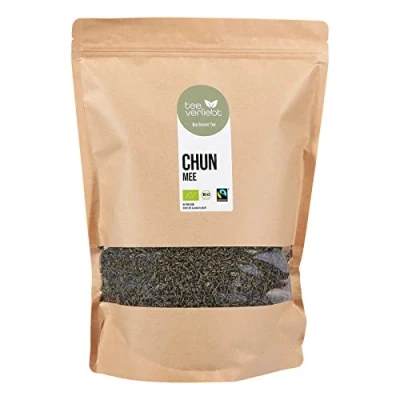 Abbildung von teeverliebt Bio China CHUN MEE Green Tea 1000 g I loser Grüntee aus der südchinesischen Provinz Hunan nach Fairtrade Standard Grüner Tee lose 1 kg