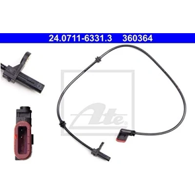 Abbildung von ATE 24.0711 6331.3 ABS Sensor 675mm MERCEDES BENZ: S Klasse Limousine, Coupe