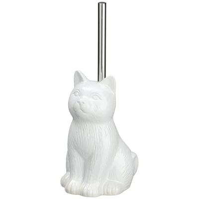 Abbildung von WENKO WC Garnitur &quot;Cat Weiß&quot;, 1 St., aus Keramik, Keramik