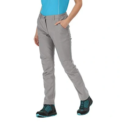 Abbildung von Regatta Damen Highton Hose aus elastischem Isotex Gewebe, wasserdicht Trousers, grau (Seal Grey), 46
