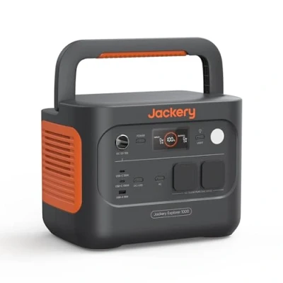 Abbildung von Jackery Explorer 1000 v2 Tragbare Powerstation,1070Wh LiFePO4 Solargenerator,1500W AC/100W USB C Ausgang, 1 Std. Schnellladung, LFP Powerstation für Outdoor Camping,Wohnmobil,Notfall