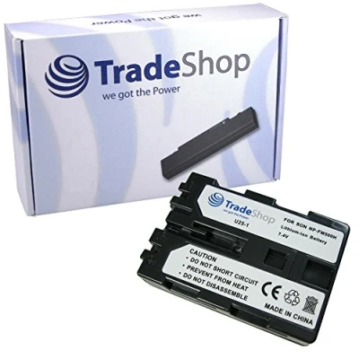 Abbildung von Trade Shop Li Ion Ersatz Akku 7,2V kompatibel mit Sony NP FM500H NPFM500H FM 500H FM55H, CS