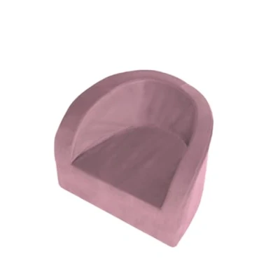 Abbildung von MISIOO Velvet Kindersessel Sessel aus Schaumstoff Samt Kindersofa Kinderzimmer Möbel Kindermöbel Elegant Mini Licht Kinderstuhl Lila