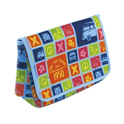 Abbildung von VW Collection by Brisa Volkswagen T1 Bulli BUS Kosmetiktasche, Größe: One Size, Bunt