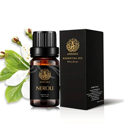 Abbildung von Aromatherapie Neroli ätherisches Öl für Diffusor, 10ml Therapeutic Grade Ätherisches Haut und Haarpflege, 100% Luftbefeuchter