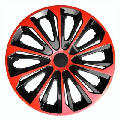 Abbildung von Radzierblende STRONG schwarz/rot 16 Zoll 4er Set