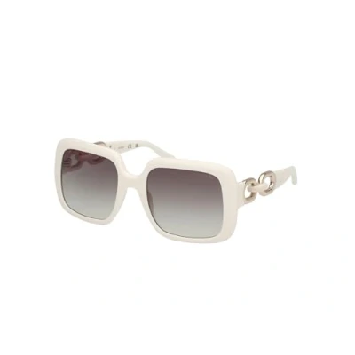 Abbildung von Guess Sonnenbrille, Damen, Größe: 56, White/gradient green