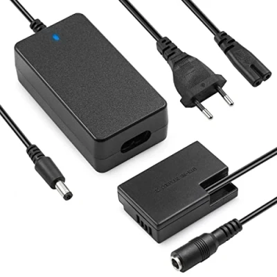 Abbildung von ENEGON LP E17 Dummy Battery ACK E18 DC Coupler Adapter Kit Compatible with Canon Rebel SL2, T6i, T6s, T7i, EOS M3, M5, M6, 200D, 250D,77D, 750D, 760D, 800D, 8000D, KISS X8i