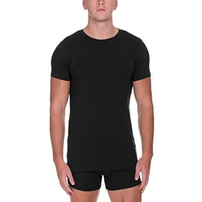 Abbildung von Bruno Banani Herren Shirt Infinity Unterhemd, Schwarz (Schwarz 007), Medium (Herstellergröße: M)