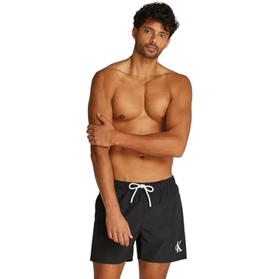 Abbildung von Calvin Klein Swimwear Badeshorts, Herren, Größe: 6XL, Black