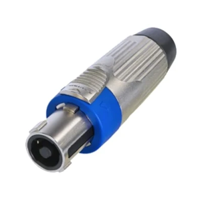 Abbildung von Neutrik NLT4FXX Stecker, Silber, Blau, 1 Stück