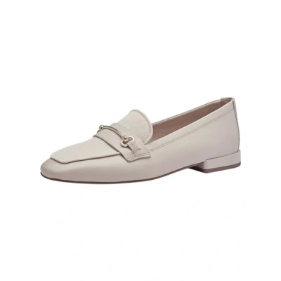 Abbildung von Tamaris Slipper, Damen, Größe: 38, Ivory Leder und textil
