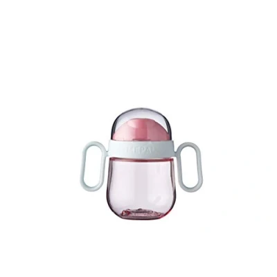 Abbildung von Mepal Auslausicherer Antitropf Trinklernbecher Ab 6 Monaten Baby Trinkbecher Spülmaschinengeeignet BPA frei 200ml Deep pink