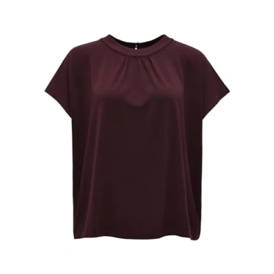 Abbildung von Opus Sizorello Tshirt basic, Damen, Größe: 36, Amarena
